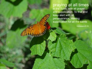 praying at all times