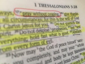 Pray Without Ceasing