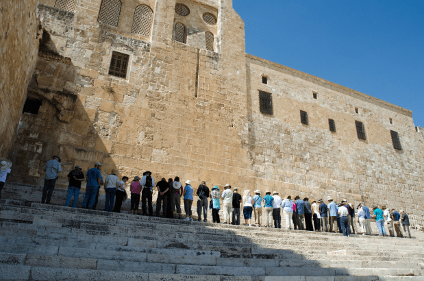 Ascending the Southern Steps